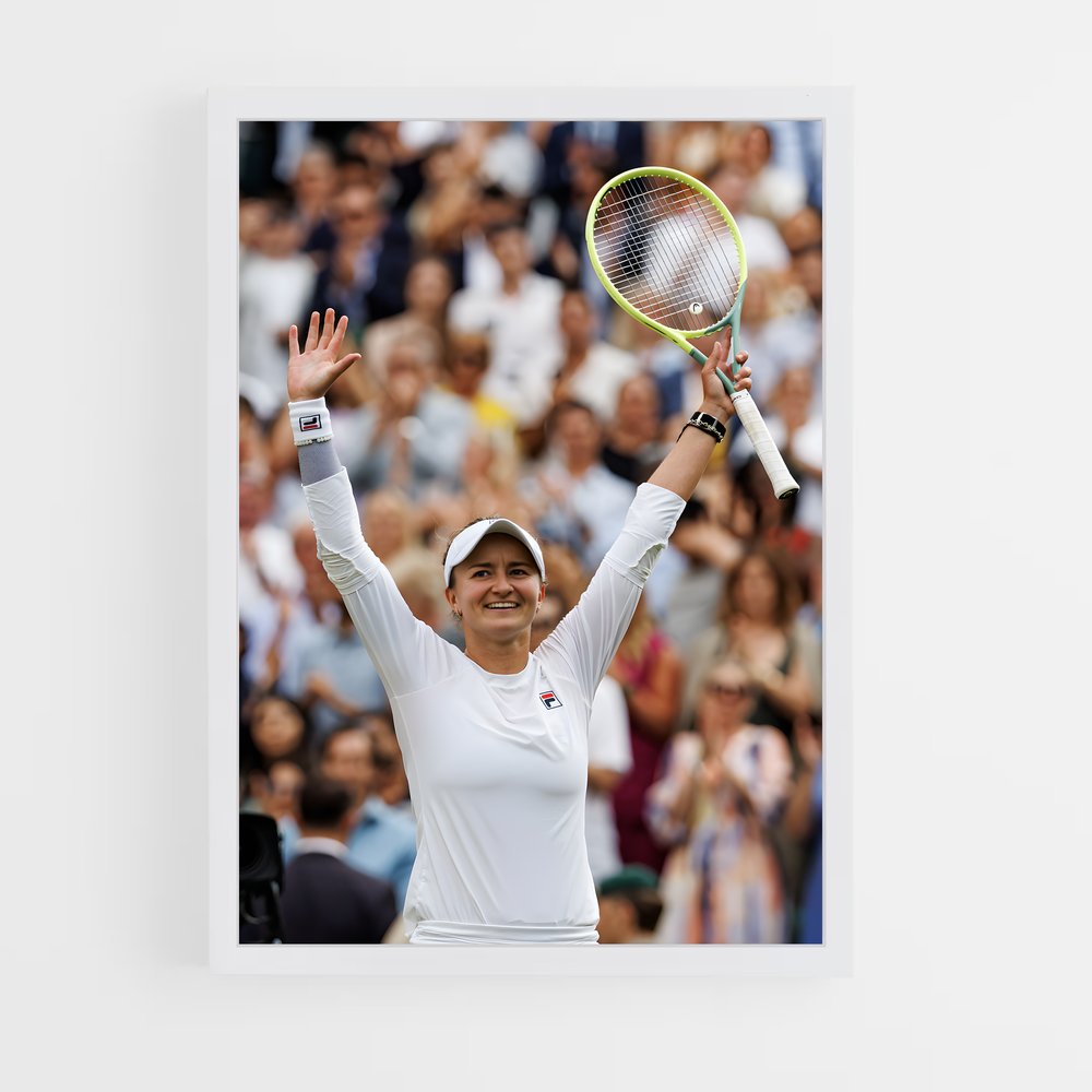 Poster Barbora krejcikova encourager – affiche Tennis (vue 3)